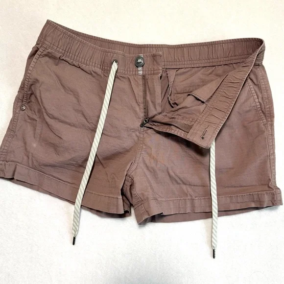 Vuori Vintage Ripstop Women’s Short Mauve Hazel Brown Size M - Picture 3 of 13